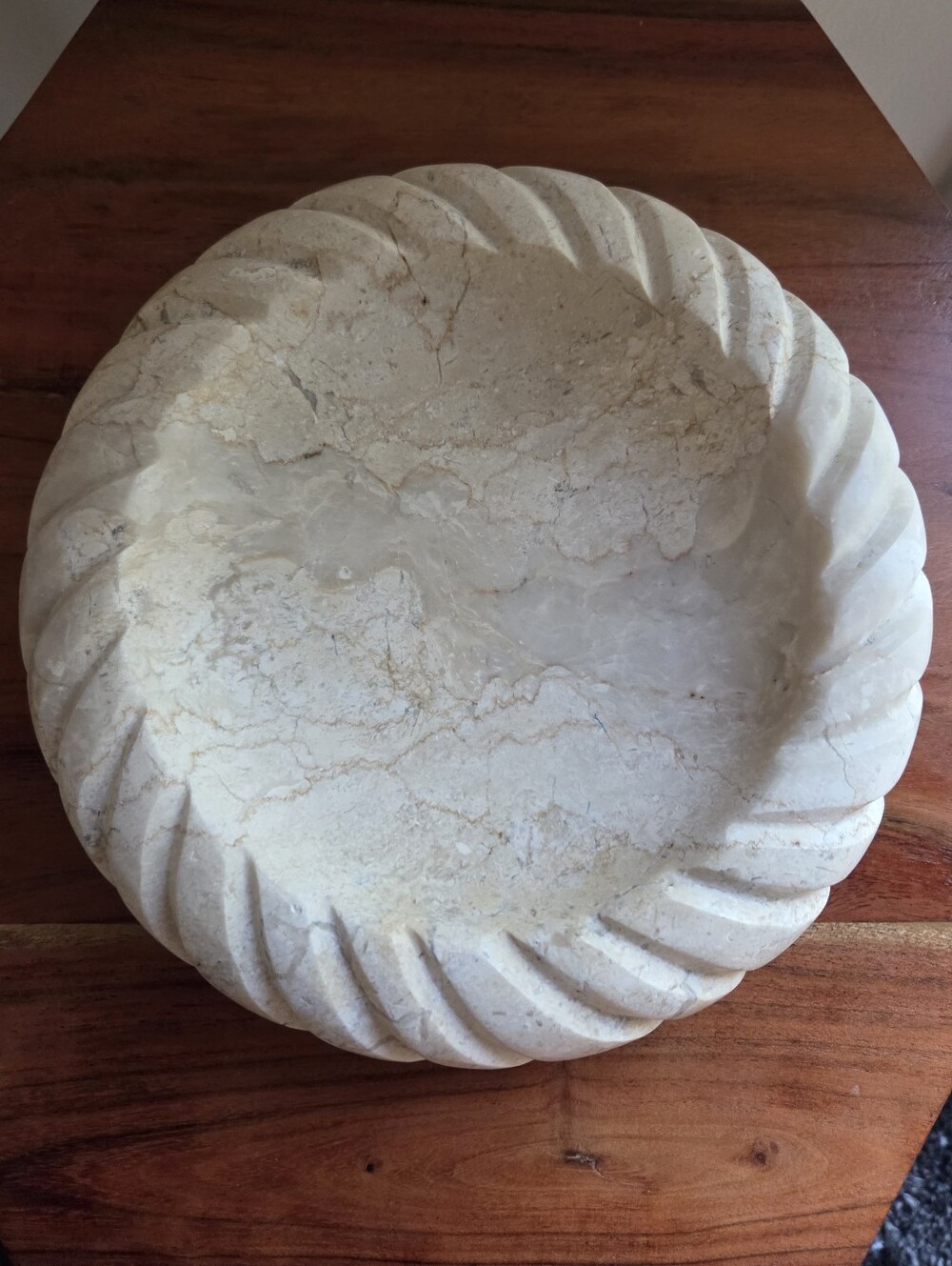 Threshold designed with Studio McGee Twisted Edge Marble Dish Cream